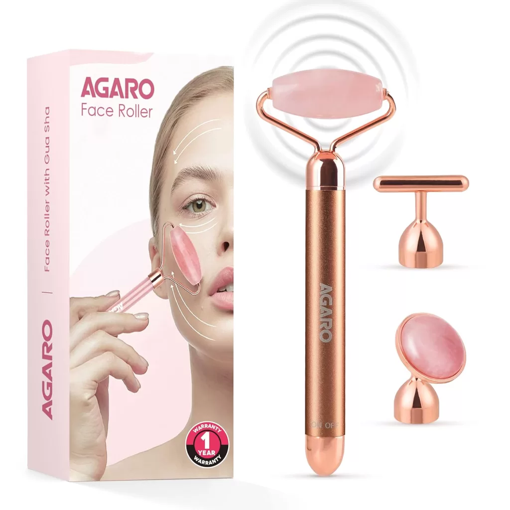 Unveiling Radiance: Your Ultimate Guide to Facial Rollers in India Unveiling Radiance: Your Ultimate Guide to Facial Rollers in India AGARO 3 In 1 Electric Rose Quartz Face Roller
