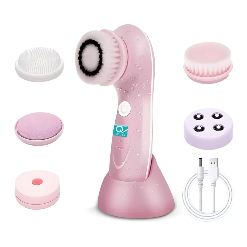 Best Powered Facial Cleansing Brushes & Devices in India: Your Guide to Radiant Skin Best Powered Facial Cleansing Brushes & Devices in India: Your Guide to Radiant Skin Q DEVICES 6 In 1 Facial Cleansing Brush Massager
