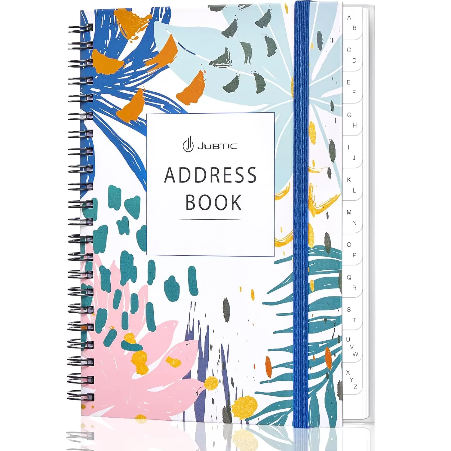 Best Address Books in India: 5 Office Picks for Reliable Contact Storage JUBTIC hardcover spiral bound address book with alphabetical tabs for phone numbers, addresses and password storage in India home offices