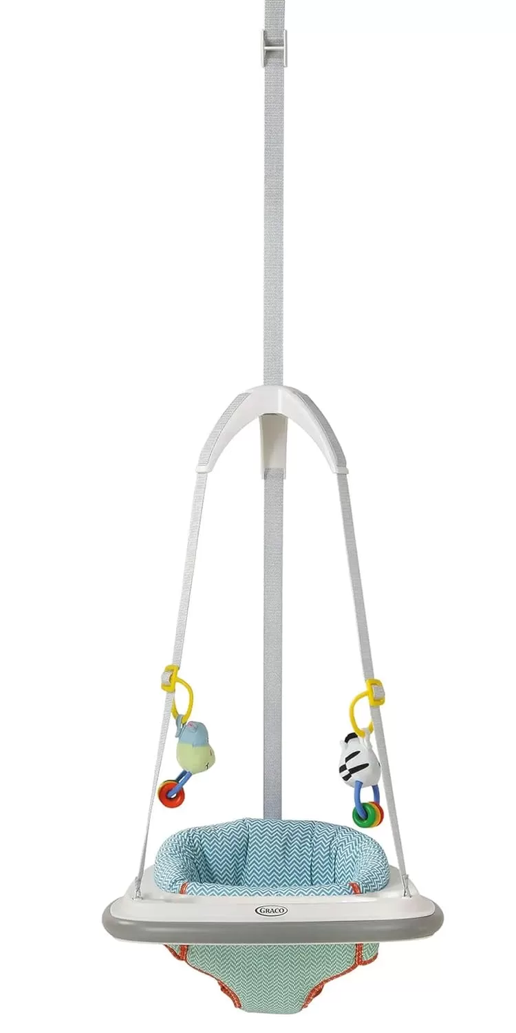 Best Door Bouncer in India: 5 Safe & Sturdy Picks for New Parents Best door bouncer in India - Graco Bumper Jumper Doorway Jumper, popular padded seat baby door bouncer for 6-12 month babies