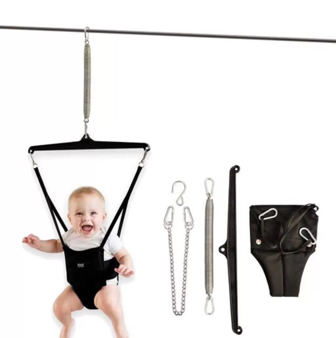 Best Door Bouncer in India: 5 Safe & Sturdy Picks for New Parents Best door bouncer in India - TILLU TIM TIM Jumper and Walker with door hooks, budget baby exerciser supporting up to 13kg