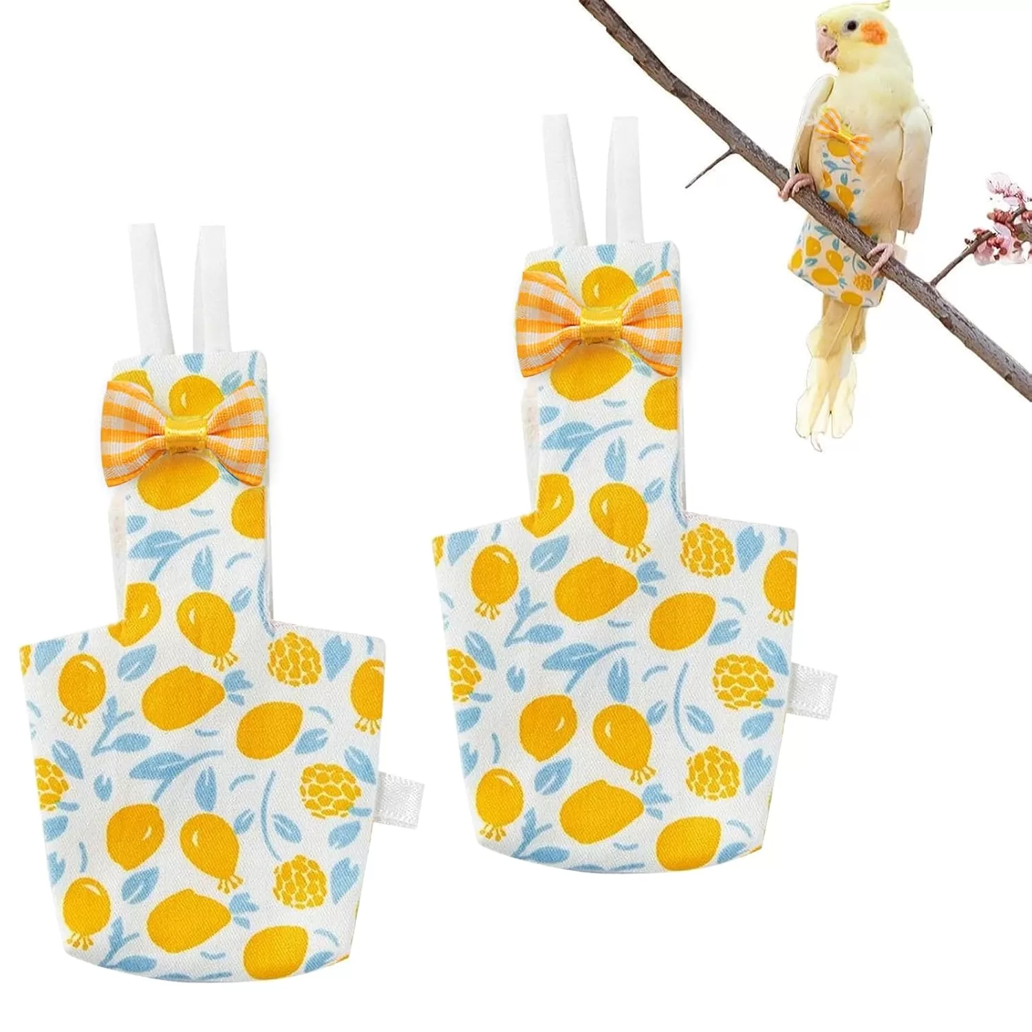 Best Bird Diapers in India: 5 Reusable Flight Suits & Nappies for Parrots & Pet Birds Bird diaper India - CoolShef cute reusable washable flight suit for budgie, conure, parakeet